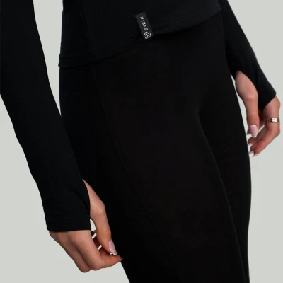 STRIX Dámské legíny MERINO I Black