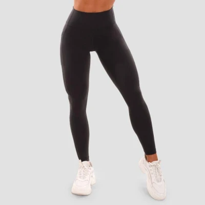 GymBeam Dámské legíny Mesh Panel black GymBeam Dámské legíny Mesh Panel black