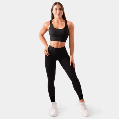 GymBeam Dámské legíny Mesh Panel black