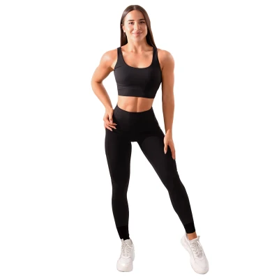 GymBeam Dámské legíny Mesh Panel black