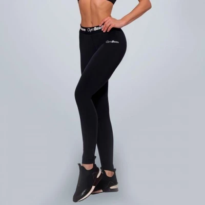 GymBeam Dámské legíny Simple Black GymBeam Dámské legíny Simple Black