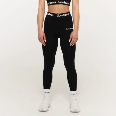 GymBeam Dámské legíny Simple Black GymBeam Dámské legíny Simple Black