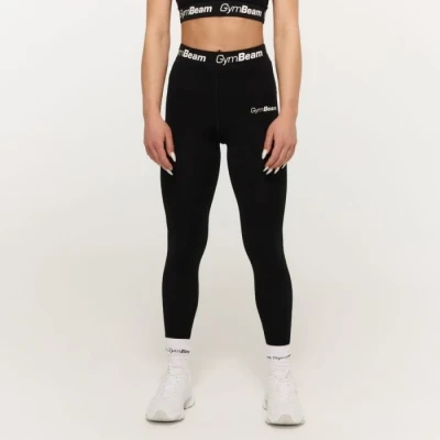 GymBeam Dámské legíny Simple Black POUZE S (VÝPRODEJ)