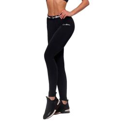 GymBeam Dámské legíny Simple Black POUZE XL (VÝPRODEJ)