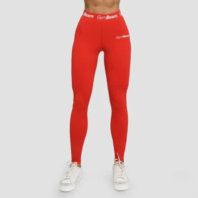 GymBeam Dámské legíny Simple Rouge Red GymBeam Dámské legíny Simple Rouge Red