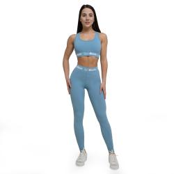 GymBeam Dámské legíny Simple Steel Grey