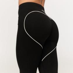 GymBeam Dámské legíny Varsity Black