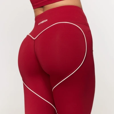 GymBeam Dámské legíny Varsity Red