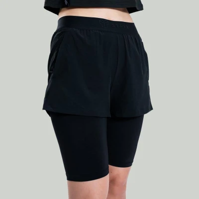 STRIX Dámské šortky 2in1 ULTRA Black