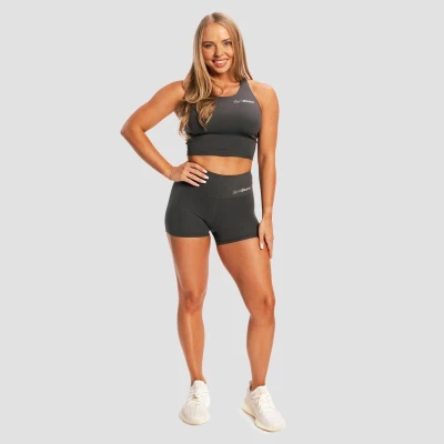 GymBeam BEAT Charcoal dámské šortky