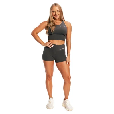 GymBeam BEAT Charcoal dámské šortky