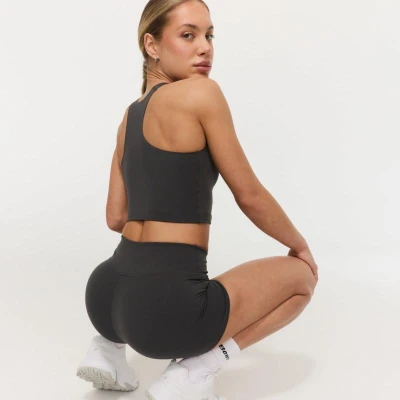 GymBeam BEAT Charcoal dámské šortky