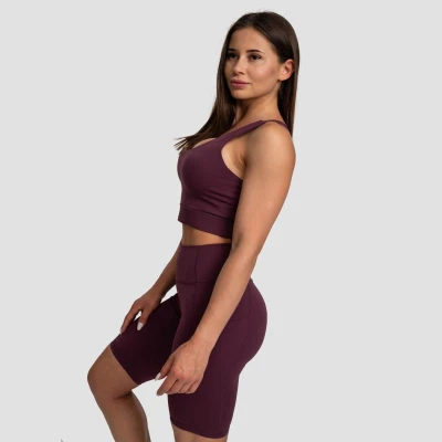 GymBeam Dámské šortky Biker Eggplant