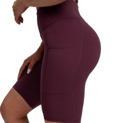 GymBeam Dámské šortky Biker Eggplant