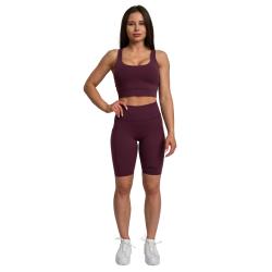GymBeam Dámské šortky Biker Eggplant