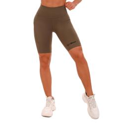 GymBeam Dámské šortky Biker olive
