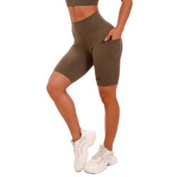 GymBeam Dámské šortky Biker olive