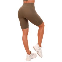 GymBeam Dámské šortky Biker olive