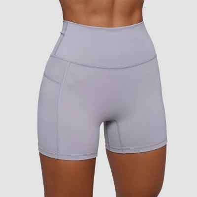 GymBeam Dámské šortky FIT Mist Grey