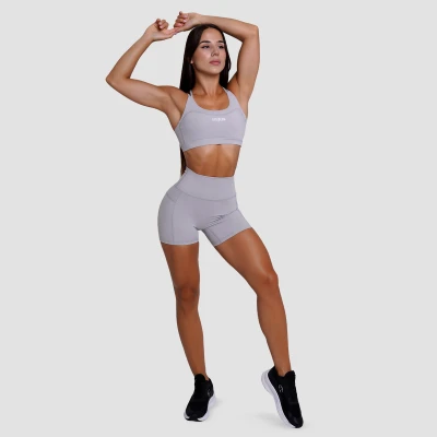 GymBeam Dámské šortky FIT Mist Grey