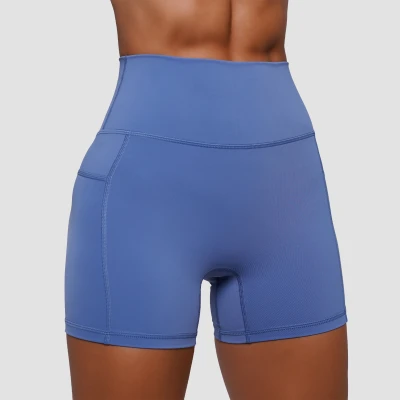GymBeam Dámské šortky FIT Steel Blue