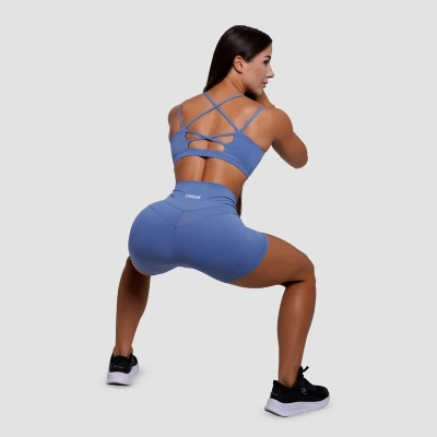 GymBeam Dámské šortky FIT Steel Blue