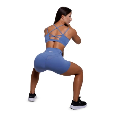 GymBeam Dámské šortky FIT Steel Blue