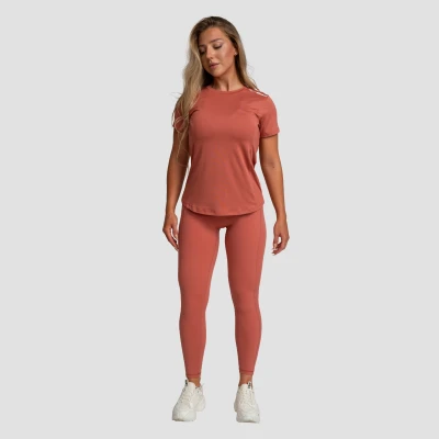 GymBeam Dámské sportovní tričko Limitless Cinnamon