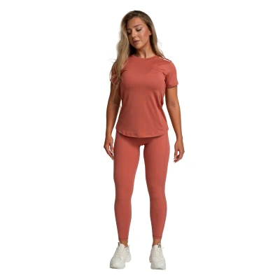 GymBeam Dámské sportovní tričko Limitless Cinnamon