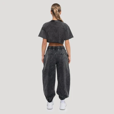 GymBeam Dámské tepláky Abyss Charcoal