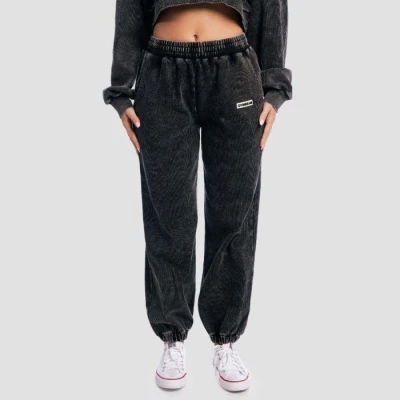 GymBeam Dámské tepláky Aura Washed Black