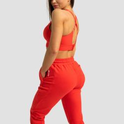GymBeam Dámské tepláky Limitless Hot Red
