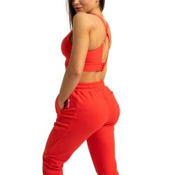 GymBeam Dámské tepláky Limitless Hot Red