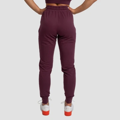GymBeam Dámské tepláky TRN Eggplant
