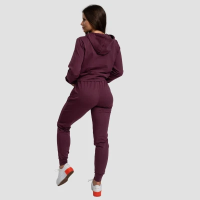 GymBeam Dámské tepláky TRN Eggplant