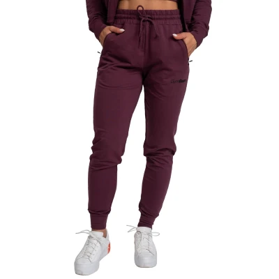GymBeam Dámské tepláky TRN Eggplant