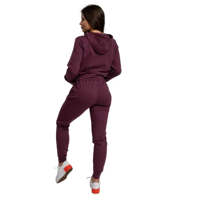 GymBeam Dámské tepláky TRN Eggplant