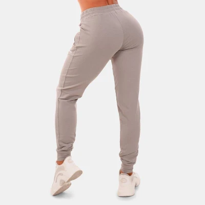GymBeam Dámské tepláky TRN grey POUZE L (VÝPRODEJ)
