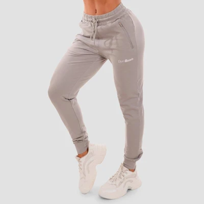 GymBeam Dámské tepláky TRN grey POUZE L (VÝPRODEJ)