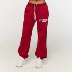 GymBeam Dámské tepláky Varsity Red