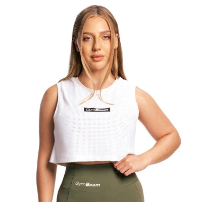 GymBeam Combat White dámské tílko