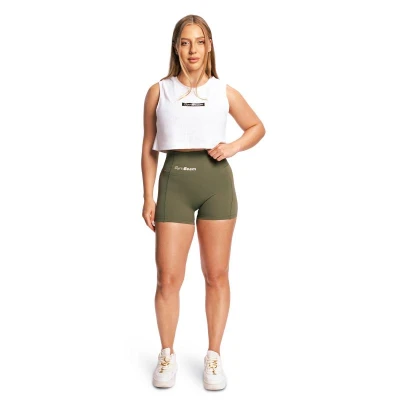 GymBeam Combat White dámské tílko