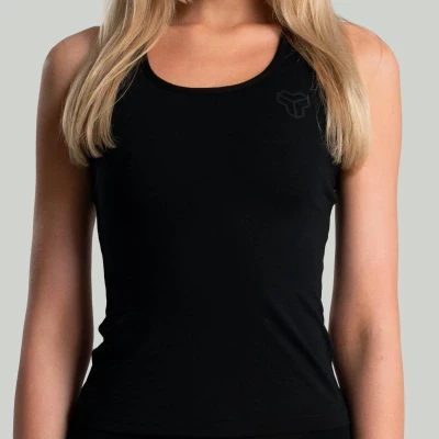 GymBeam MERINO I Black dámské tílko