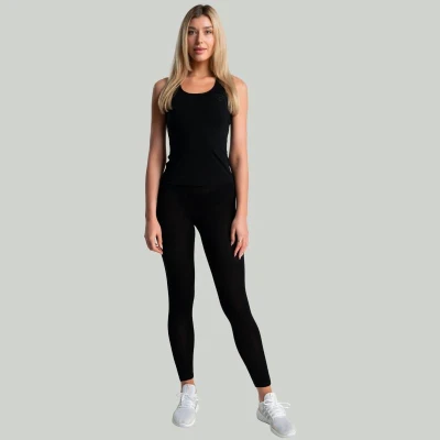GymBeam MERINO I Black dámské tílko