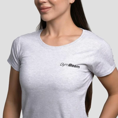 GymBeam Dámské triko Basic Heather Grey