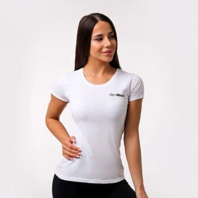 GymBeam Dámské tričko Basic White GymBeam Dámské tričko Basic White