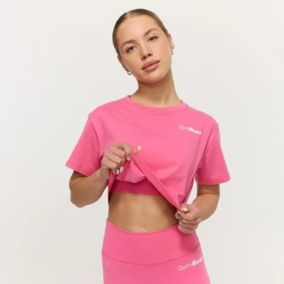 GymBeam Limitless Dragonfruit dámské tričko Cropped