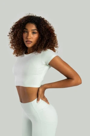 STRIX Dámské tričko Essential CropTop Moon Grey