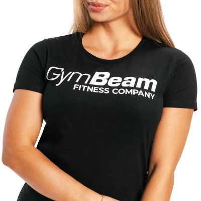 GymBeam Dámské tričko Fitness Black