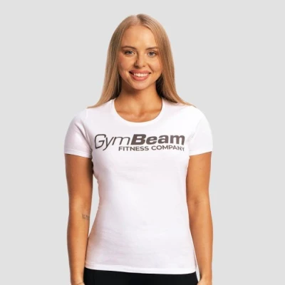 GymBeam Dámské tričko Fitness White GymBeam Dámské tričko Fitness White